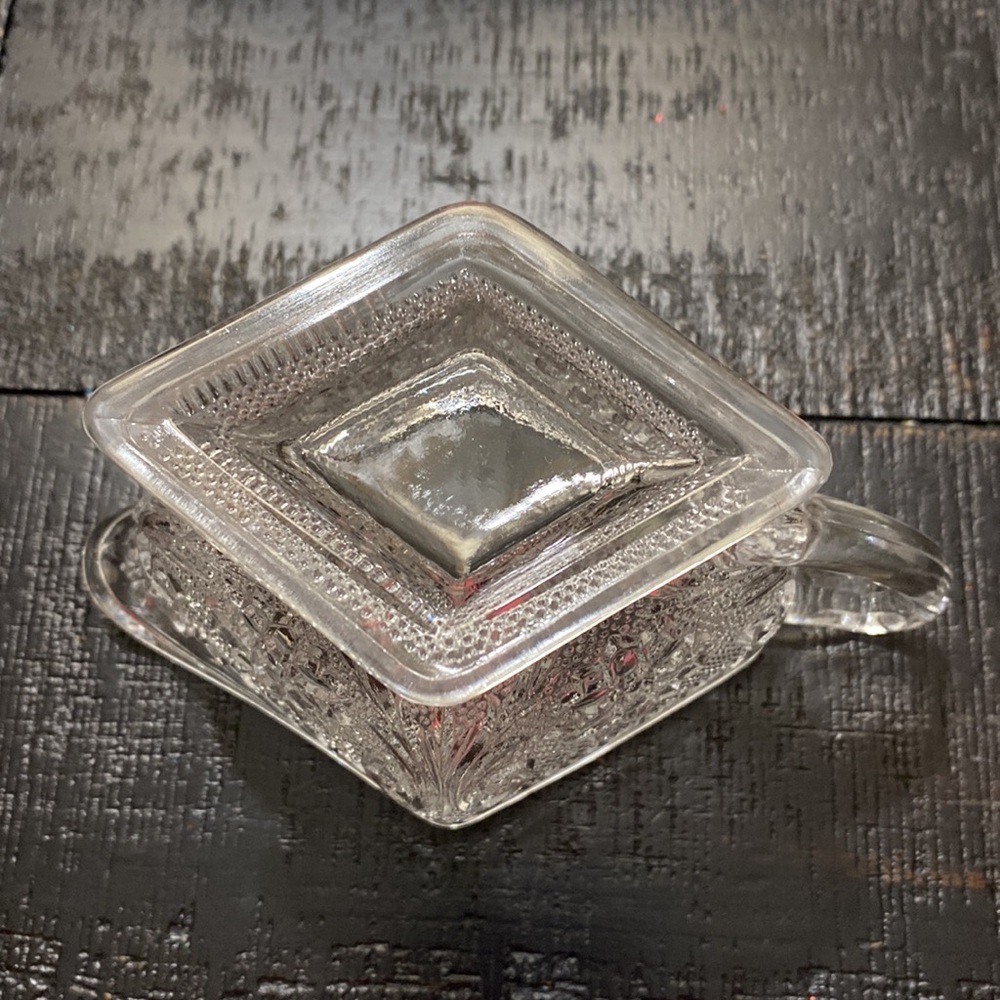 Clear Vintage Tiara Glass Sugar, Creamer & Tray! - Picture 7 of 8